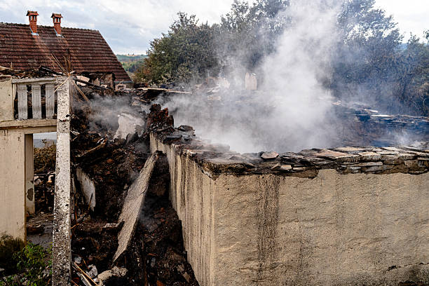Professional Soot Cleanup technician working in Baltimore, OH